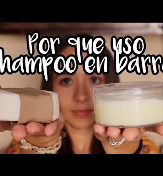 ¿El shampoo en barra se usa diferente en agua dura?